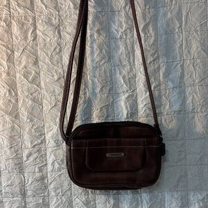Elegant Dark Brown Crossbody Bag